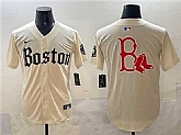 Men's Boston Red Sox Team Big Logo Cream Gothic Vapor Limited Stitched Jersey,baseball caps,new era cap wholesale,wholesale hats